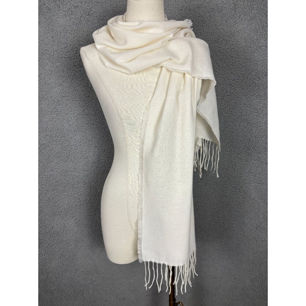 Style & Co Women's Fringe Detail Solid Soft Wrap Scarf One Size New With Tag's